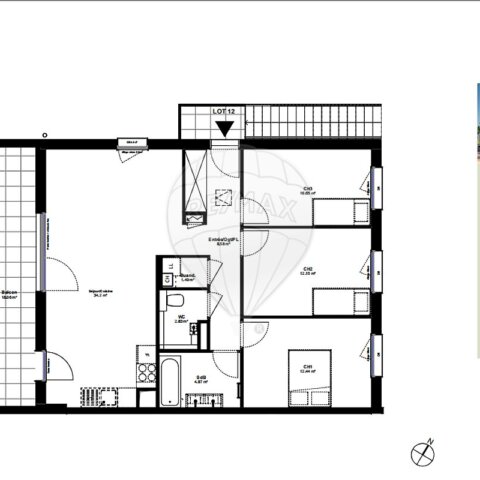 Appartement 3 chambre(s) à vendre - Dietwiller