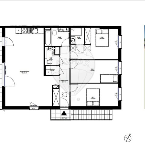 Appartement 3 chambre(s) à vendre - Dietwiller
