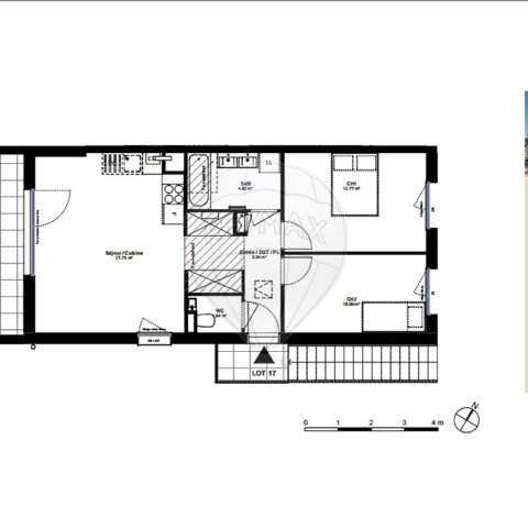 Appartement 2 chambre(s) à vendre - Dietwiller