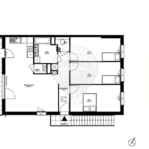 Appartement 3 chambre(s) à vendre - Dietwiller