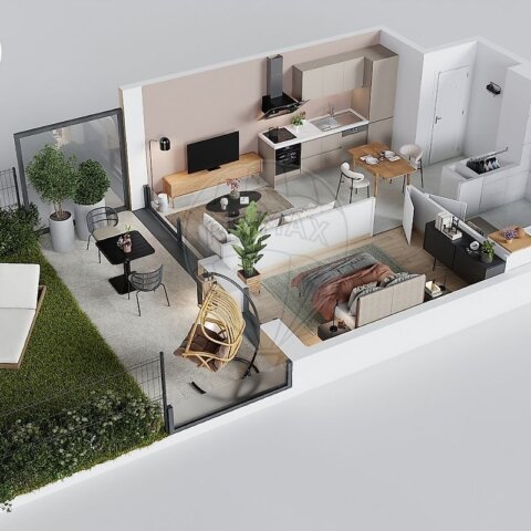 Appartement 1 chambre(s) à vendre - Rosenau